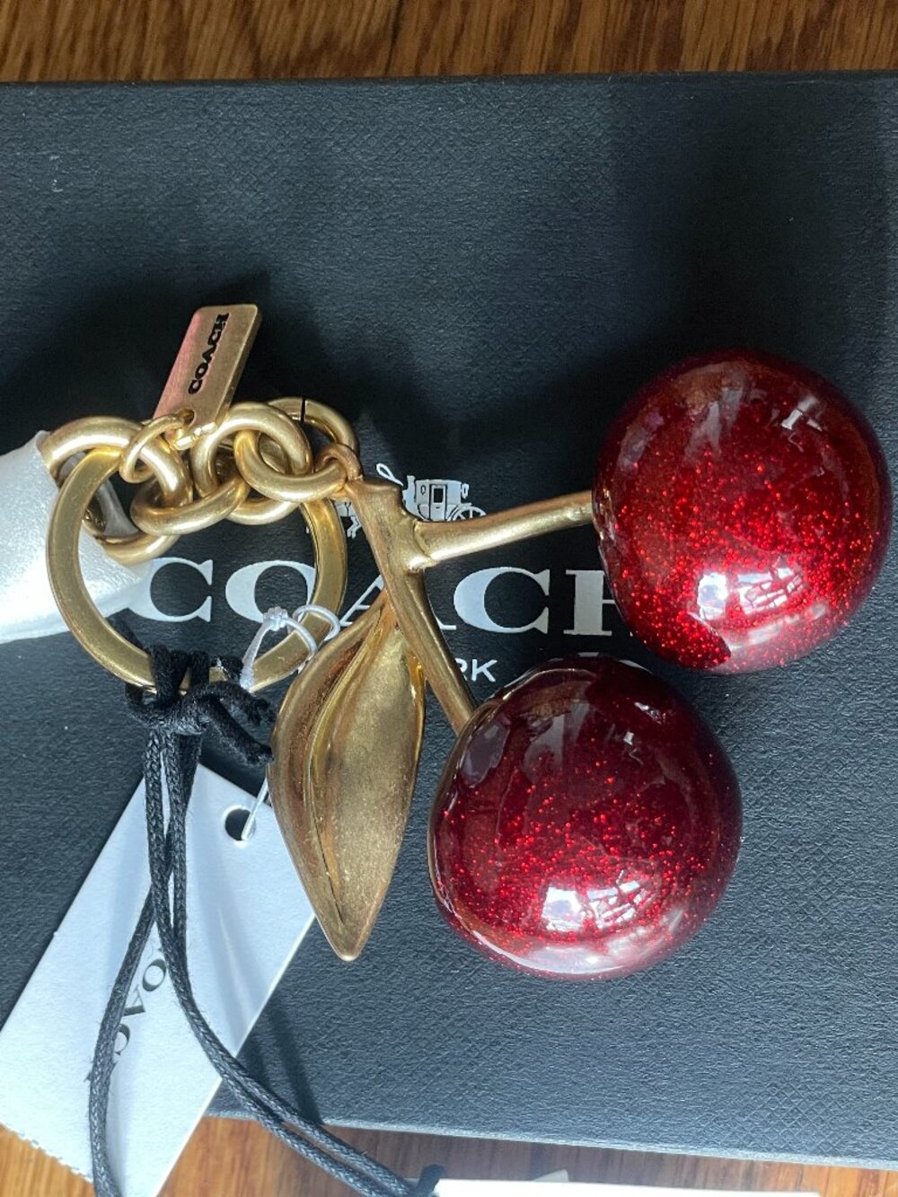 NEW IN BOX Coach Cherry Bag Charm